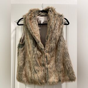 BCBG Generation Faux Fur Vest